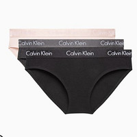 卡尔文·克莱恩 Calvin Klein 三条装 提花腰边尼三角内裤 QP2349O
