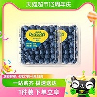 DRISCOLL'S/怡颗莓 怡颗莓新鲜水果云南蓝莓125g*6盒 折8.4/盒