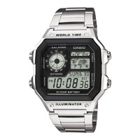 CASIO 卡西欧 42.1毫米电子腕表 AE-1200WHD-1A