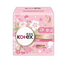 kotex 高洁丝 粉樱花超薄透气卫生巾280mm*10片