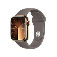 Apple 苹果 Watch Series 9 智能手表 GPS+蜂窝款 41mm 金色不锈钢表壳