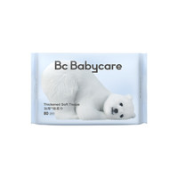 babycare 婴儿小熊洗脸巾80抽12包