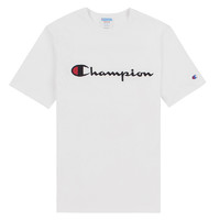 Champion 清仓小码美版短袖T恤男女装经典刺绣LOGO圆领夏装 限XS S码