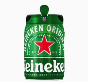 88VIP！Heineken 喜力 铁金刚 啤酒5L