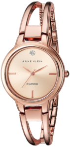 Anne Klein安妮克莱恩 AK/2626RGRG 女士时装腕表 玫瑰金色 