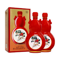 景芝 景阳春葫芦 浓香型52度 500mL 2瓶