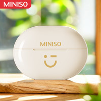 MINISO 名创优品 蓝牙耳机真无线半入耳式运动跑步迷你音乐降噪适用于华为苹果小米手机