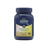 GNC 健安喜 四倍铂金深海鱼油 120粒omega3欧米伽软胶囊心脑眼健康