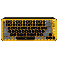 logitech 罗技 POP Keys 无线机械键盘+银杏黄鼠标垫