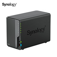 Synology 群晖 DS224+ 双盘位NAS（赛扬J4125、2GB）+希捷酷狼 机械硬盘 4TB