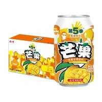 JIANLIBAO 健力宝 第五季芒果口味水果饮料310ml×24罐整箱