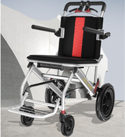 京巧 碳钢蜂窝轮轮椅轻便折叠