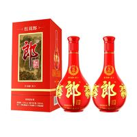 LANGJIU 郎酒 红花郎10 第四代 酱香型白酒 53度 500mL *1/2瓶