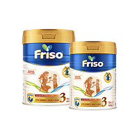 Friso 美素佳儿 荷兰进口6倍DHA升级HMO金装奶粉3段800克+400克