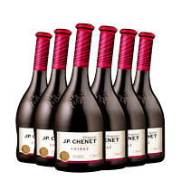 J.P.CHENET 香奈 西拉干红葡萄酒 法国原装进口 歪脖子酒  日常饮用 聚会 整箱6瓶