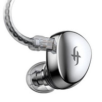 SIMGOT 兴戈 EA500 入耳式挂耳式动圈有线耳机 镜面银 3.5mm