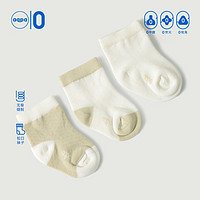 aqpa 婴儿夏季袜薄款3双装  中筒松口0-1-3岁