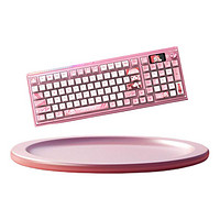 nubia 努比亚 红魔电竞机械键盘1S 三模机械键盘 100键 MORA定制版 抹茶拿铁轴V2 RGB