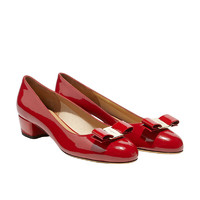 菲拉格慕 VARA系列 女士高跟单鞋 0591964 红色 38.5