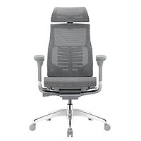 保友办公家具 Pofit 2代 智能人体工学椅 银白美国网 免安装