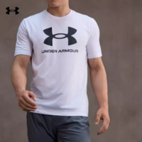 88VIP！UNDERARMOUR 安德玛春夏Sportstyle Logo男子训练运动短袖T恤1382911