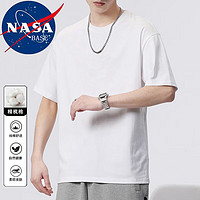 NASA BASE 男士纯色短袖t恤
