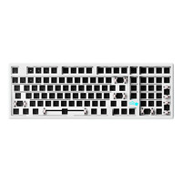 VTER galaxy100 101键 有线客制化机械键盘套件 雪影白 RGB