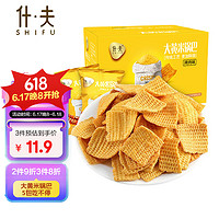 SHIFU 什·夫 什夫大黄米锅巴烤肉味208g（共5包）  办公室零食小包装休闲零食