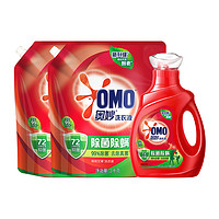 OMO 奥妙 除菌除螨洗衣液950g+3KG*2