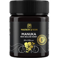 WATSON & SON 沃森麦卢卡蜂蜜 沃森 新西兰原装进口麦卢卡蜂蜜 5+250g