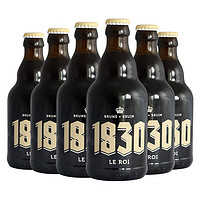 Trappistes Rochefort 罗斯福 进口啤酒 1830棕啤酒 330mL 6瓶 组合装