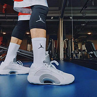 NIKE 耐克 2023新款纯白AJ男子运动篮球鞋 CW2459-100