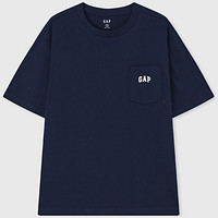 Gap 盖璞 纯棉短袖T恤 546493NAVY