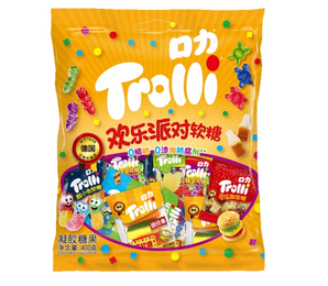 Trolli 口力 德国Trolli软糖 糖果欢乐派对 混搭橡皮糖 400g礼包装