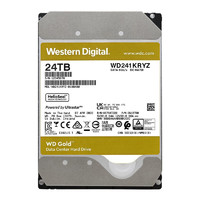 西部数据 WD241KRYZ 企业级硬盘 金盘 24TB