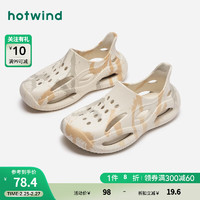hotwind 热风 2024年夏季男士时尚拖鞋