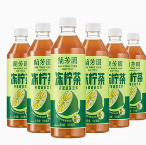 LAN FONG YUEN 兰芳园 港式冻柠茶500ml*6瓶