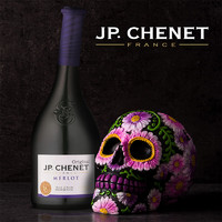 J.P.CHENET 香奈 梅鹿辄干红葡萄酒 750ml  法国原瓶进口 歪脖子 13.5度