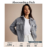 Abercrombie & Fitch 羊羔绒衬衫式夹克 322819-1