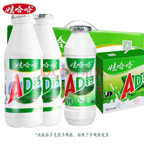 娃哈哈AD钙奶100ml*24瓶