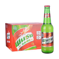 WUSU 乌苏啤酒 大红乌苏新疆啤酒620ml*12瓶整箱装特价批发高度啤酒百城次日达