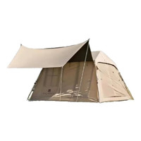 牧高笛 假日山居5.0（黑胶顶披）户外露营便携折叠自动速开大空间防晒遮阳帐