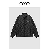 GXG 男装运动周末系列黑色羽绒服2022年冬季