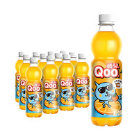 Coca-Cola 可口可乐 美汁源 酷儿 Qoo果味/果汁饮料橙汁饮料450ml*12瓶整箱