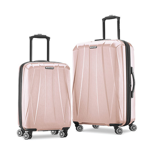 Samsonite 新秀丽 Centric 2 硬边可扩展行李箱 万向轮 粉红色 2 件套（20/24）
