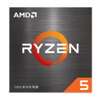 PLUS会员！AMD 锐龙R5-5600 CPU 3.6GHz 6核12线程