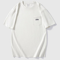 Gap 盖璞 纯棉logo口袋短袖T恤 546493