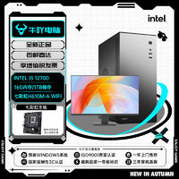 KOTIN 京天 十二代酷睿版 组装电脑 （黑色、480GB SSD、酷睿i5-12400、核芯显卡、16GB)