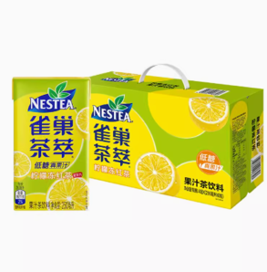 88VIP！Nestlé 雀巢 茶萃 柠檬冻红茶250ml*24盒