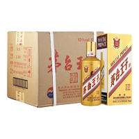 MOUTAI 茅台 王子酒  53度酱香型高度白酒500ml单瓶装 2024年 500mL 6瓶 金王子